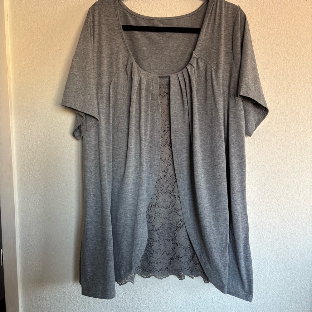 Gray Women's Top